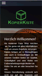 Mobile Screenshot of kopierkiste.com